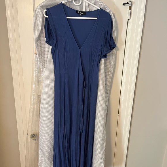 Lulus Maxi Wrap Dress - Picture 2 of 3